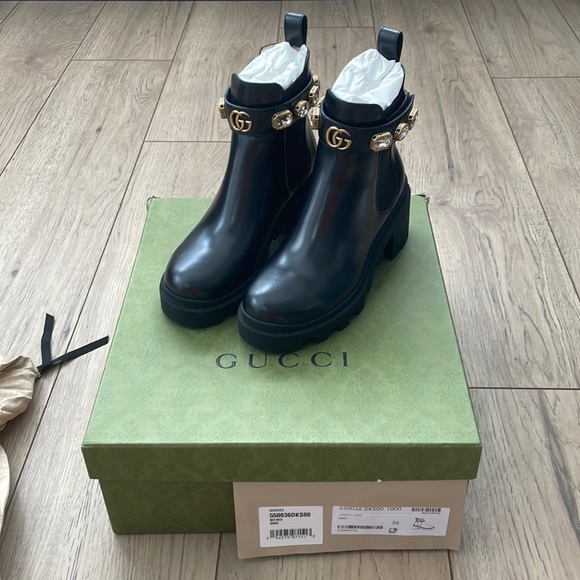 Gucci Shoes - BRAND NEW Gucci Trip Bootie with Jewels
